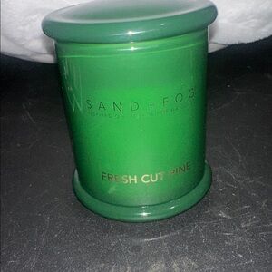 Sand + fog fresh cut pine wax blend Christmas candle